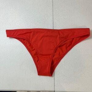 Roxy Red Bikini Bottom - Classic Low Rise Size XL NWTs Beach Vacation